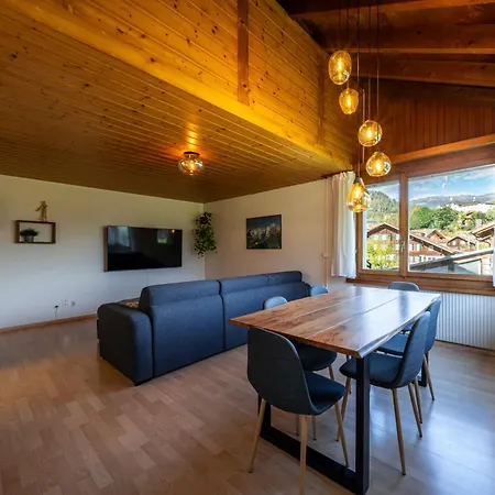 Alpine View With Balcony Near Interlaken Апартаменты *