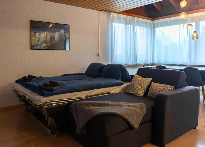 Alpine View With Balcony Near Interlaken דירה *