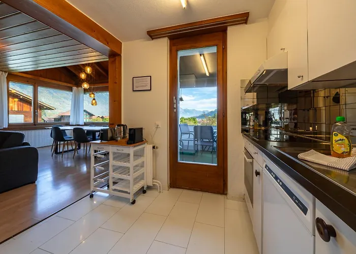 Alpine View With Balcony Near Interlaken דירה וילדרסויל